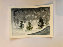 Load image into Gallery viewer, Watercolour Trees March 9, 12:30
