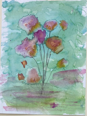 watercolour flowers
